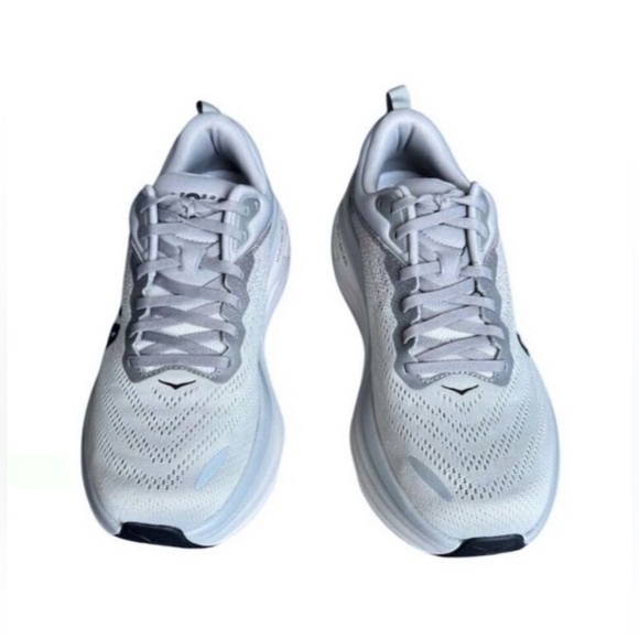 Hoka One One Men’s Bondi 8 in Light Gray Size 10 Athletic Sneakers - Picture 5 of 11